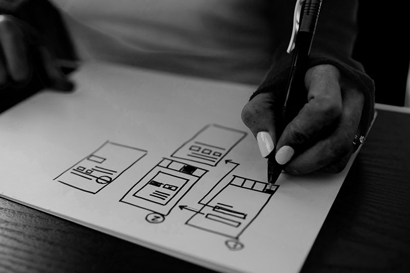 Software engineers collaborating on a digital-transformation project